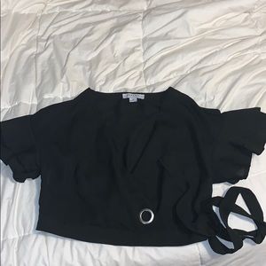 Black 2 piece romper